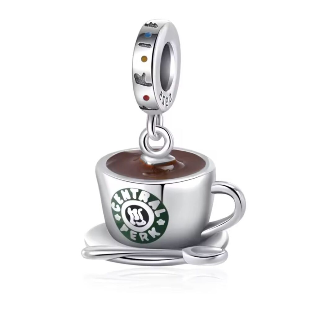NWOT Friends TV Series Central Perk Coffee Dangle Charm - Picture 1 of 9